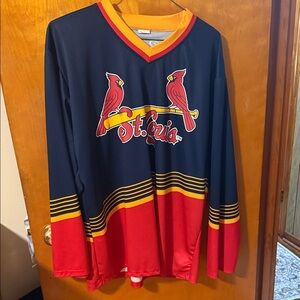 St. Louis Cardinals hockey Jersey - Red, Yellow, and Black